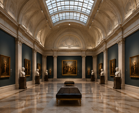 Vorschau des klassischen Museumshallenstils